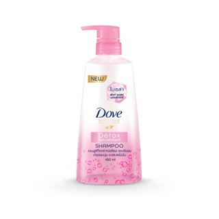 โดฟ 450มลDOVE แชมพู ดีท็อกซ์ชมพู SHAMPOO DETOXNOURISHMENT 450ML