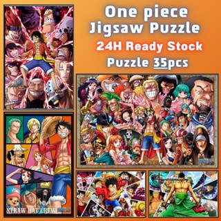 📣35pcs📣【One piece】jigsaw puzzle จิ๊กซอว์ 35 ชิ้นของเด็ก จิ๊กซอว์ไม้ 35 ชิ้น 🧩10*15cmจิ๊กซอว์ 1000 ชิ้น สำหรับ ผู้ใหญ่ ตัวต่อจิ๊กซอว์ จิ๊กซอว์ การ์ตูน