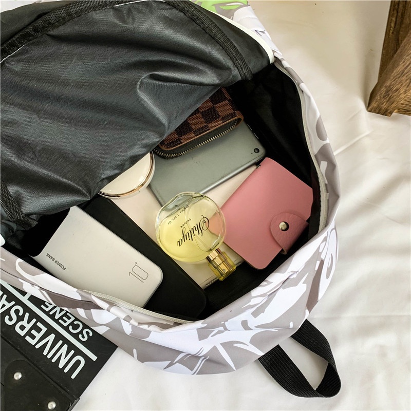 Nik กระเป๋าเป้สะพายหลัง กระเป๋านักเรียน สไตล์ญี่ปุ่น เรียบง่าย สําหรับผู้หญิง - รูปที่ 6