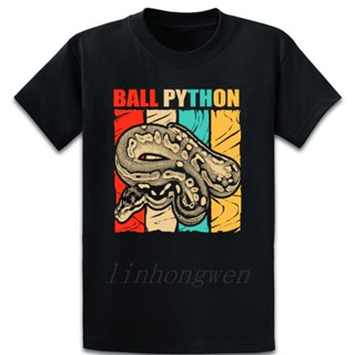 Cotton T Shirt Ball Python Snake Reptile Boa Constrictor Venom Building Summer Style Formal Slim Designs Crew Neck _02