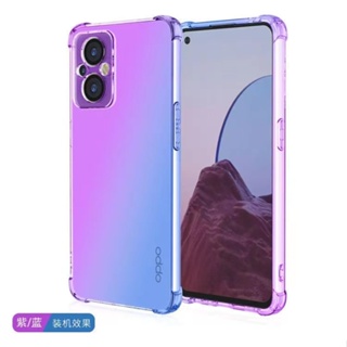 เคส OPPO Reno 8T 5g เคส 8Z 8 7z 6Z 5g Reno6z 8 z 8 Pro 6 7 7z 7 Pro เคส โทรศัพท์ซิลิโคนใส แบบนิ่ม ไล่โทนสี กันกระแทก สําหรับ