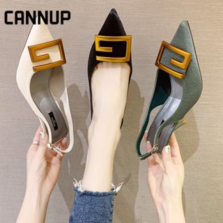 CANNUP รองเท้าส้นสูงผู้หญิง รองเท้าส้นสูงแฟชั่น การเลือก 7cm B24G03B