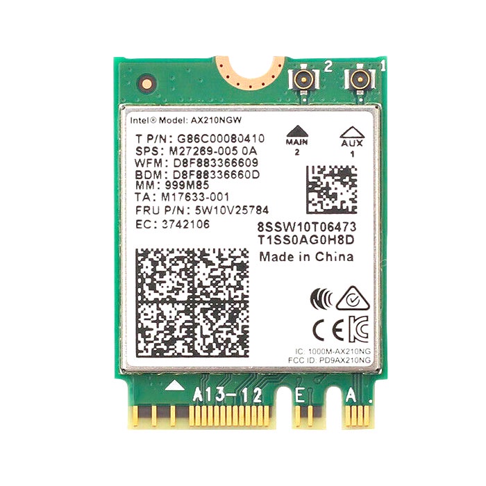 การ์ด wifi ไร้สาย In.tel - การ์ด WIFI M.2 ถึง Pcie Intel NGFF AX200 AX210 M2 ช่อง