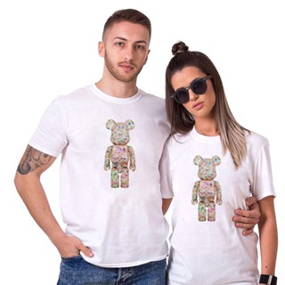 RARLON UNISEX BEARBRICK T-SHIRT SHORT SLEEVE COTTON PRINTED TEE BAJU T SHIRT ROUND NECK WOMEN MEN COUPLE OVERSIZE_01