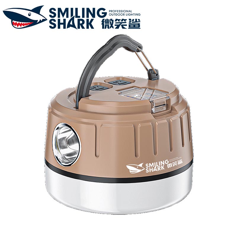 Smilingshark LY8250 โคมไฟตั้งแคมป์ ไฟตั้งแคมป์ ไฟฉาย โคมไฟ LED ฉุกเฉิน แบบแม่เหล็ก ชาร์จไฟได้ สําหรับตั้งแคมป์ เดินป่า ตกปลา พายุเฮอริเคน เต็นท์กลางแจ้ง