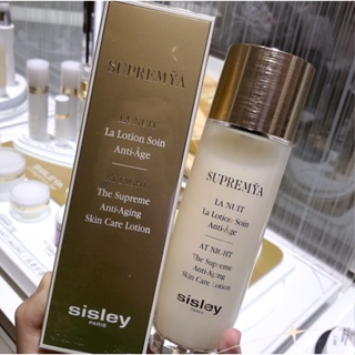 Sisley เอสเซนส์น้ํา ทองคํา 140 มล. ลดริ้วรอย กระชับผิวหน้า กลางคืน