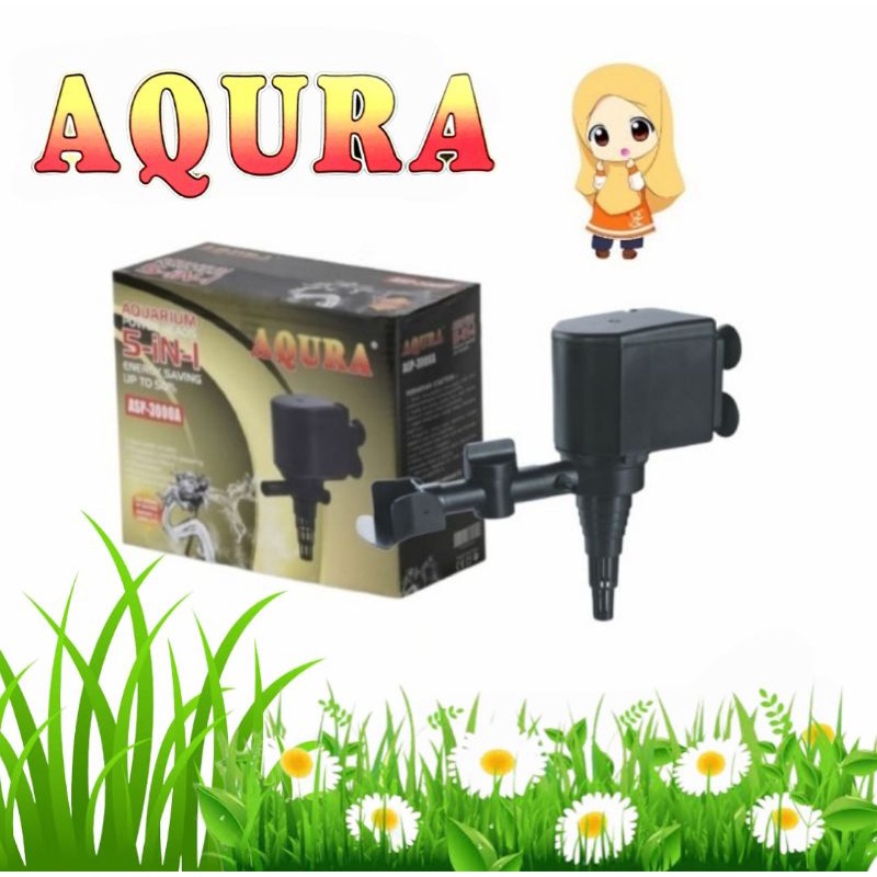 AQUARIUM PUMP AQURA ASP 3000 POWER HEAD 3000 AQURA