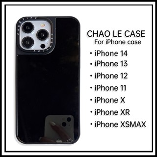 กันกระแทกสีดำเคสโทรศัพท์สำหรับ iPhone 14 Pro Max 13 Pro กันกระแทกกรอบ TPU iPhone 12 Pro 11 XS Max XR X/XS Premium Glass Case