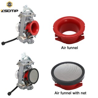 ZSDTRP FCR37/39/41 Velocity Stack With Net FCR Carburetor Air Funnel Air Filter