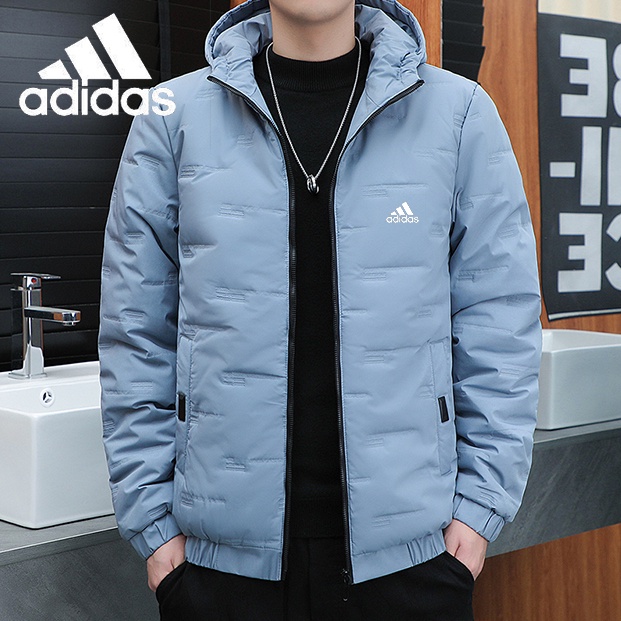 Adidas เสื้อแจ็กเก็ตกันหนาว มีฮู้ด กันน้ํา ดีไซน์สวยงาม ทันสมัย อเนกประสงค์ สําหรับผู้ชาย เดินป่า ตกปลา