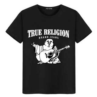 True Religion T-Shirt Men Women Casual Tee Shirt Cotton Loose T Shirts Fashion Clothes Sportswe_01