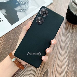 พร้อมส่ง เคสโทรศัพท์ซิลิโคน TPU แบบนิ่ม บางพิเศษ กันกระแทก ป้องกันกล้อง สําหรับ OPPO A78 A17K A17 Reno8 T 5G 4G