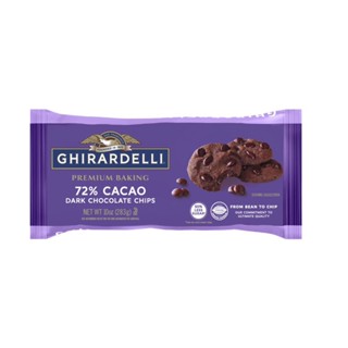 กิลาเดลลี่ ช็อกโกแลต 0.72 คาเคาชิพ 283กGHIRARDELLI 72%CACAOCHOCOLATECHIP283G