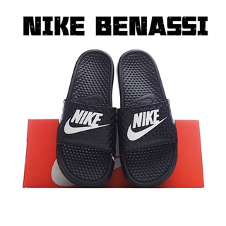 ต้นฉบับ✖️Nk✖️✖️✅ไลฟ์ช็อต แบบพิเศษ ✨ Wmns Benassi Swoosh Quan Zhilongs รองเท้าแตะลําลอง ลายโลโก้ตัวอักษร สไตล์คลาสสิก เหมาะกับการเล่นกีฬา