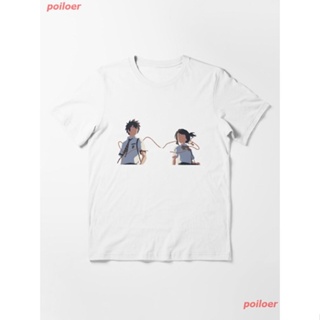 【100% cotton】New Your Name | Kimi No Na Wa | Anime Movie Essential T-Shirt เสื้อยืด ดพิมพ์ลาย ดผ้าเด้ง คอกลม cotton_12