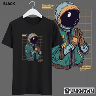 Unknown Cyberpunk Astronaut Print Short Sleeve T-Shirt_12