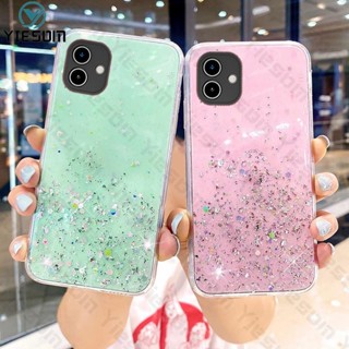 เคสโทรศัพท์ซิลิโคน TPU ใส แบบนิ่ม ลายกากเพชร สําหรับ Samsung Galaxy A04S A04 A04E A03S A03 Core A14 4G A54 5G