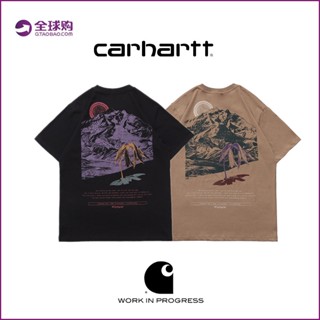 Carhartt Carhartt เสื้อยืดแขนสั้น คอกลม ทรงหลวม สไตล์อเมริกันย้อนยุค เหมาะกับฤดูร้อน สําหรับผู้ชาย และผู้หญิง