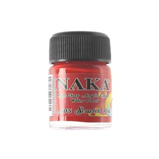 HOMEHAP NAKA สีอะคริลิค 15 มล. สีแดง สีอะคริลิค สี สีน้ำ