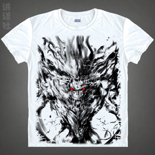 นักล่ามอนสเตอร์  Coolprint Japanese Monster Hunter anime  Short-Sleeve t-shirt Zinogre cotton shirt Cosplay christm_03