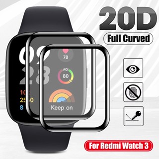 ฟิล์มไฮโดรเจล 20D กันรอยหน้าจอ กันเปื้อน สําหรับสมาร์ทวอทช์ Redmi Watch 3