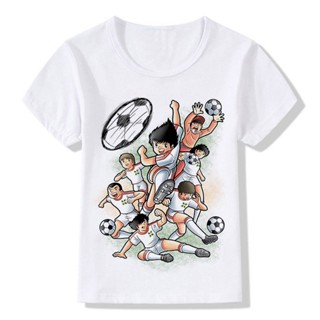 Summer Anime Captain Tsubasa T Shirt Children Leisure Short Sleeve T Shirt Boy Football Motion T-shirts For Boys Gi_03