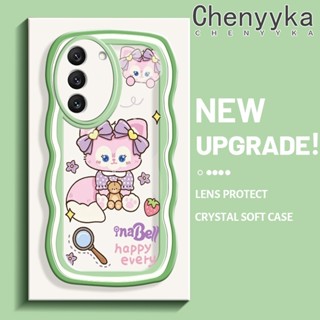 เคสโทรศัพท์มือถือแบบนิ่ม ใส กันกระแทก ลายการ์ตูน LinaBell น่ารัก หลากสี สําหรับ Samsung S22 Plus S22 Ultra 5G