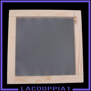 [Lacooppia1] กรอบแม่พิมพ์กระดาษ แบบไม้ ขนาด 20x20 ซม. สําหรับทํางานฝีมือ DIY