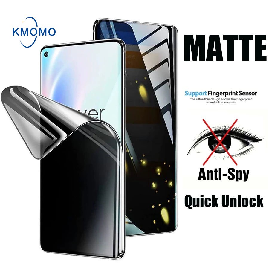 ฟิล์มไฮโดรเจลกันรอย ขอบโค้ง สำหรับ VIVO V60 5G V50 V40 Pro V30 V30e V29 V29e V27 V25 V25e V23 V27e V23e V21 V20 SE กันมองกันเสือก ฟิล์ม กันมองข้าง