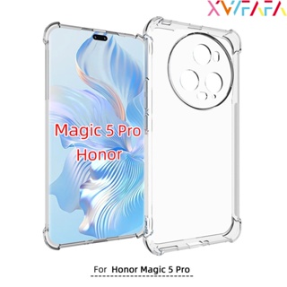 【พร้อมส่ง】เคสโทรศัพท์มือถือแบบใส กันกระแทกสี่มุม สําหรับ Honor Magic5 Magic5Pro Magic5Lite Magic 4 Pro Honor 60 70 80 Pro