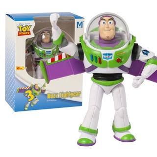 โมเดลฟิกเกอร์ รูปปั้น Toy Story Buzz Lightyear ขนาด 13 ซม. ของเล่นสําหรับเด็ก