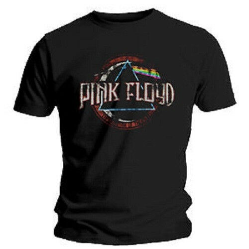 เสื้อยืดแฟชั่นชาย Pink Floyd ยอดนิยม - วงกลม