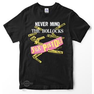 เสื้อยืด พิมพ์ลายวงร็อค The bollocks nevermind พรีเมี่ยม สไตล์พังก์ร็อค