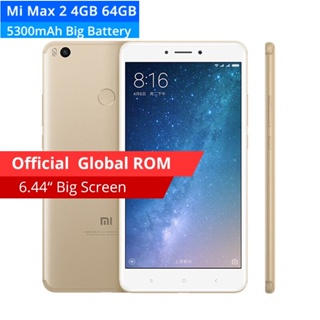 (มือสอง) Global ROM สมาร์ทโฟน Xiaomi Mi Max 2 4GB RAM 64GB Snapdragon 625 Octa Core 6.44 นิ้ว 1920x1080p 5300mAh MIUI 8