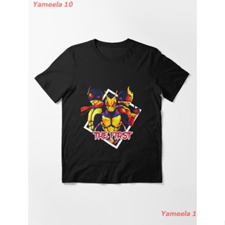 The First Kamen Rider Essential T-Shirt เสื้อยืดพิมลาย เสื้อยืดผู้หญิง เสื้อยืดผู้ชาย เสื้อยืดคอกลม Oversizeสามารถป_02