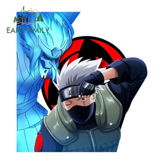 Earlfamily สติกเกอร์ ลายนารูโตะ Kakashi Hatake 13 ซม. x 12.1 ซม. สําหรับติดตกแต่งหลังคารถยนต์ แล็ปท็อป