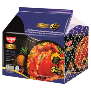 นิสชินซองพรีเมี่ยมปูผัดผงกะหรี่73ก. 5NISSIN  แพ็คSTIR FRIED CURRYCRAB73GPACK5