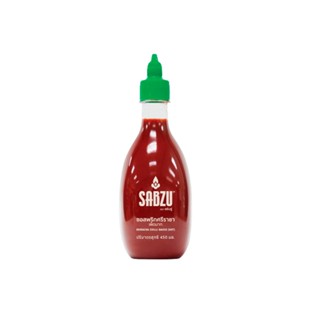 แซ่บซู่ SRIRACHA ซอสพริกศรีราชาขวดเพ็ท 450มล.SABZUHOT CHILI SAUCE450ML.