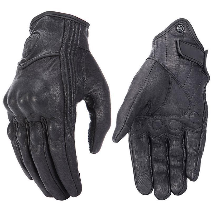 Icon Retro จริงหนังถุงมือรถจักรยานยนต ์ Moto ถุงมือกันน ้ ําถุงมือวิบาก Unisex Warm รถจักรยานยนต ์ ขี ่ ถุงมือ Alpinestars