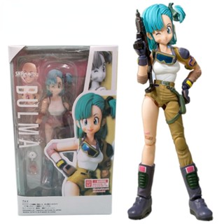 โมเดลฟิกเกอร์ Pvc อนิเมะ Dragon Ball Bulma Mfg Series Shf Soldier ของเล่น ของสะสม สําหรับเด็ก