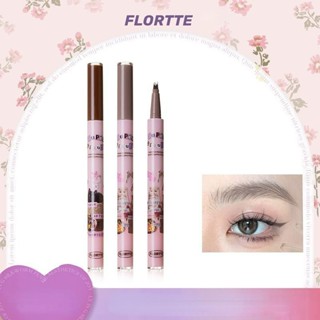 Flortte ดินสอเขียนคิ้ว Meilia Little Painter Blade Water ติดทนนาน