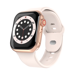 สายนาฬิกาข้อมือซิลิโคน สีพื้น สําหรับ apple watch series ultra 8 7 6 5 4 3 2 iwatch 38 มม. 40 มม. 42 มม. 45 มม. 44 มม. 41 มม. 49 มม.