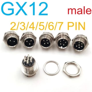GX16ตัวเชื่อมต่อโลหะ GX16 2, 3, 4, 5, 6, 7, 8 Pin ชาย & หญิงวงกลมปลั๊ก/ซ็อกเก็ตสายไฟ Mount ตัวเชื่อมต่อ