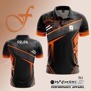 Baju FELDA 3 | เสื้อโปโล แขนสั้น ลาย Sublimation