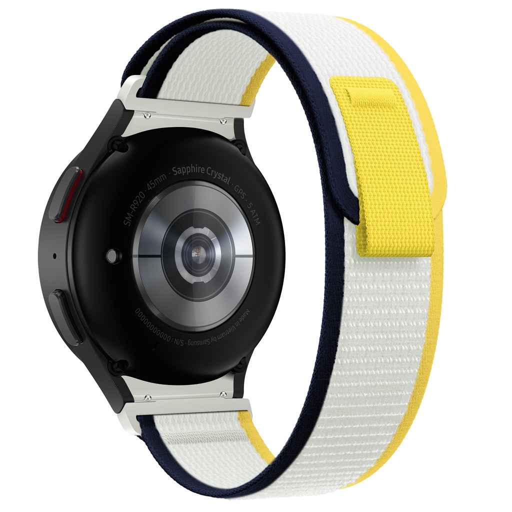 20 มม.Trail Loop Band สายไนลอนสําหรับ Samsung Galaxy Watch 7 6 5 FE 40 มม.44 มม.Watch5 Pro / Watch4 คลาสสิก 42 มม.46 มม.