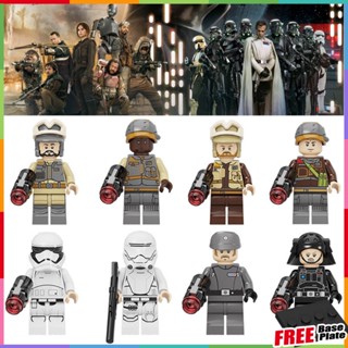 Star Wars Series Snowstorm White Soldier Rebel Army Commander ประกอบอาคารบล็อกตัวเลขของเล่นเด็ก