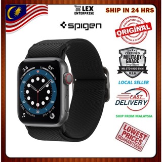 Spigen สายนาฬิกาข้อมือ สําหรับ iWatch Series 3 4 5 6 7 8 SE 42 มม. 44 มม. 45 มม.