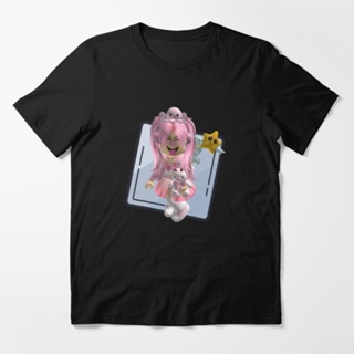 เสื้อยืดอินเทรนด์ผู้ชายอินเทรนด์ผู้หญิงเสื้อยืด พิมพ์ลาย Aesthetic Roblox Girl แบบกําหนดเองS-3XL_02