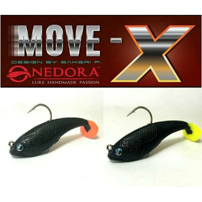 เหยื่อตกปลา ปลายาง Onedora Move-X 7 เซน มีห่วงท้อง