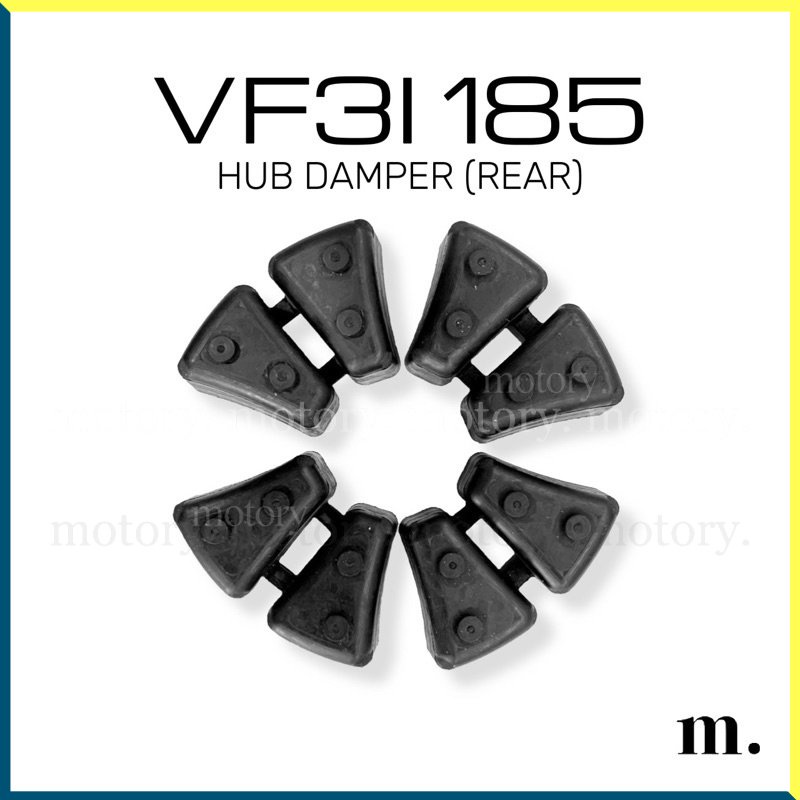 SYM VF3I 185 - HUB DAMPER (REAR) GETAH SPOCKET RUBBER DAMPER RIM TAYAR TYRE VF3I185